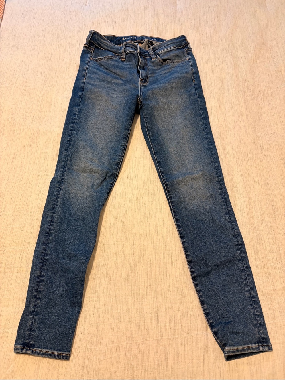 American Eagle Outfitters Dark Blue Women's Skinny Jeans